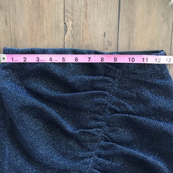 ZARA Navy Cocktail Mini Skirt - Picture 7 of 8